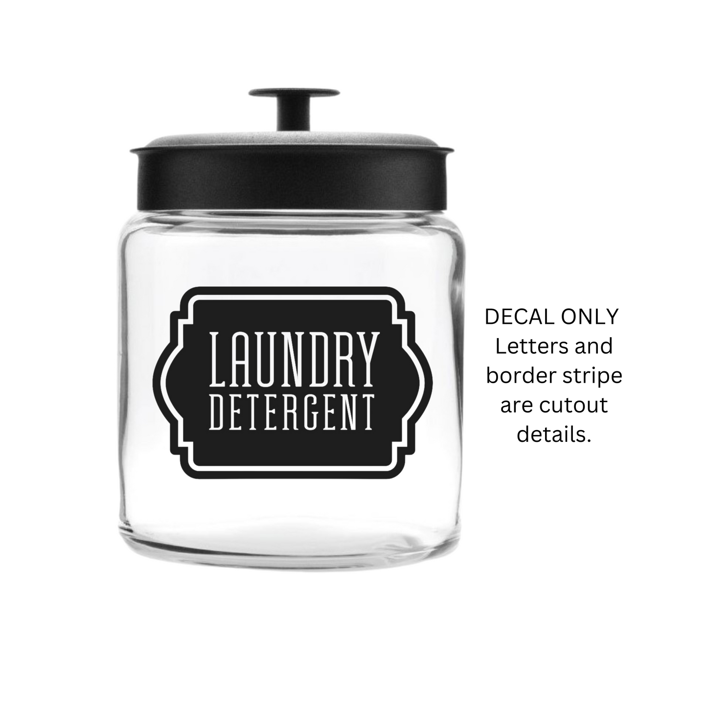 Laundry Detergent Decal