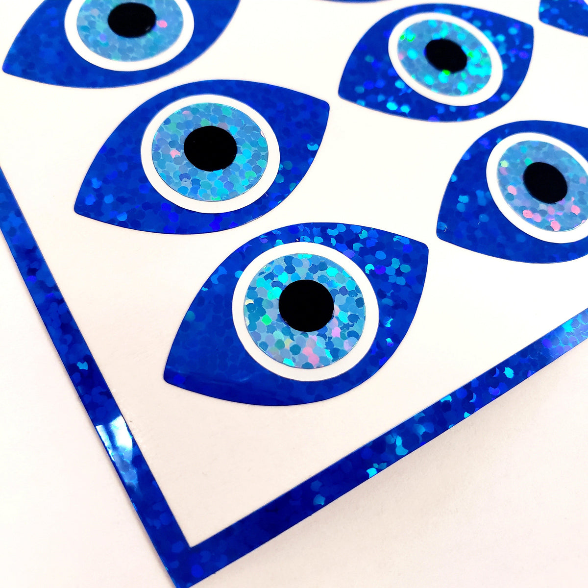 Blue Eye Stickers, set of 20