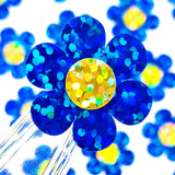 Blue Daisy Sticker Set