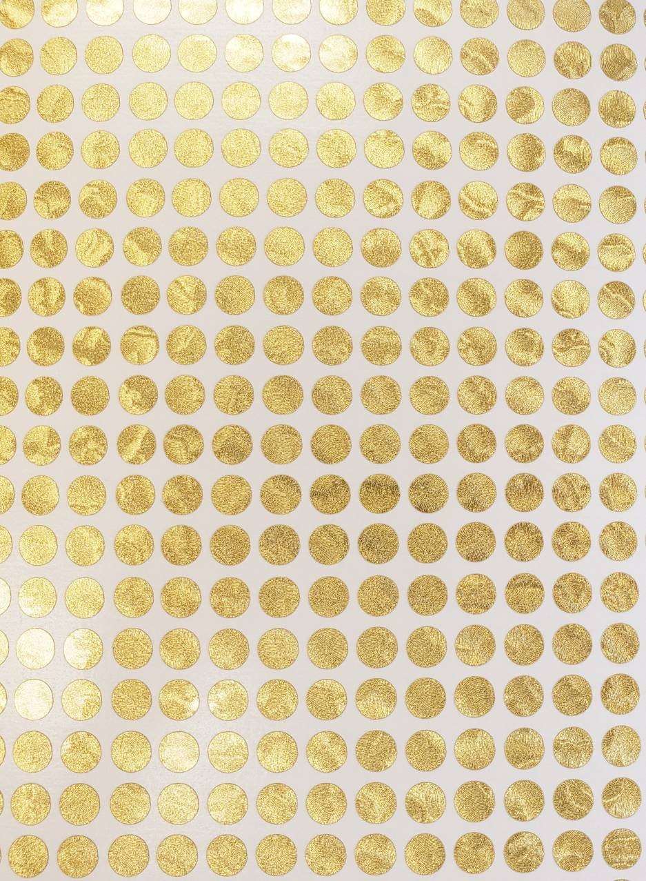 Gold Dot Stickers, set of 150 or 400 gold metallic dot decals, vinyl planner stickers, waterproof gloss gold circles, wedding meal choice