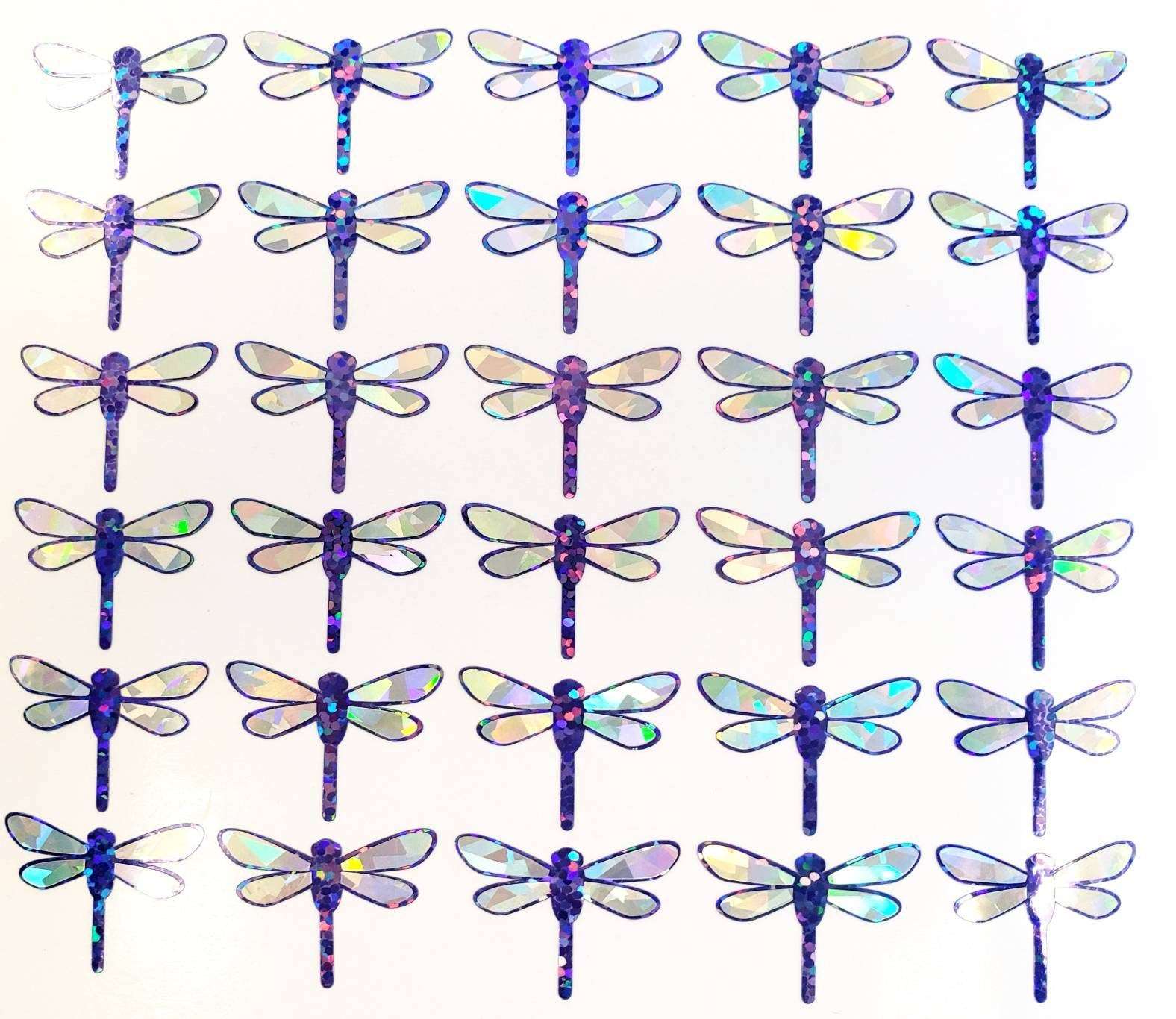 Purple Dragonfly Stickers