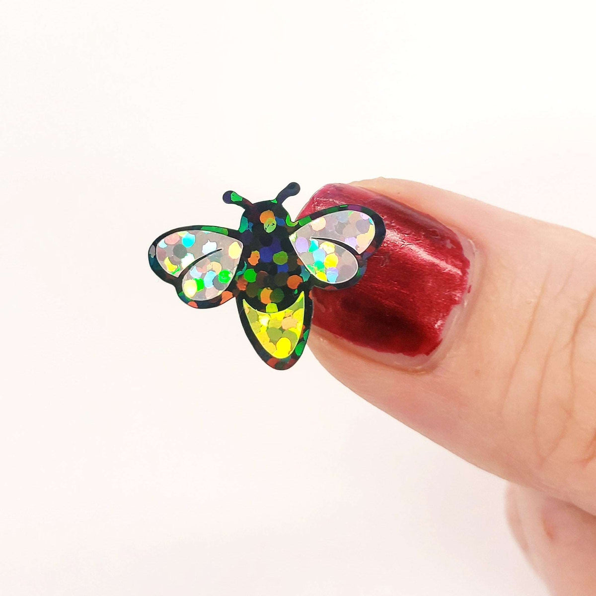 Firefly Stickers, set of 35 lightening bug stickers, sparkling firefly vinyl stickers for mason jars, envelopes, journals and crafts