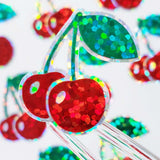 Cherry Stems Fruit Stickers