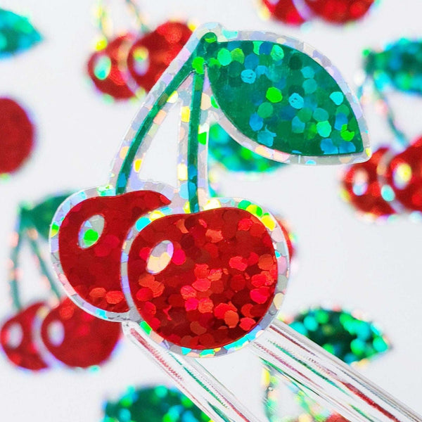 Cherry Stems Fruit Stickers