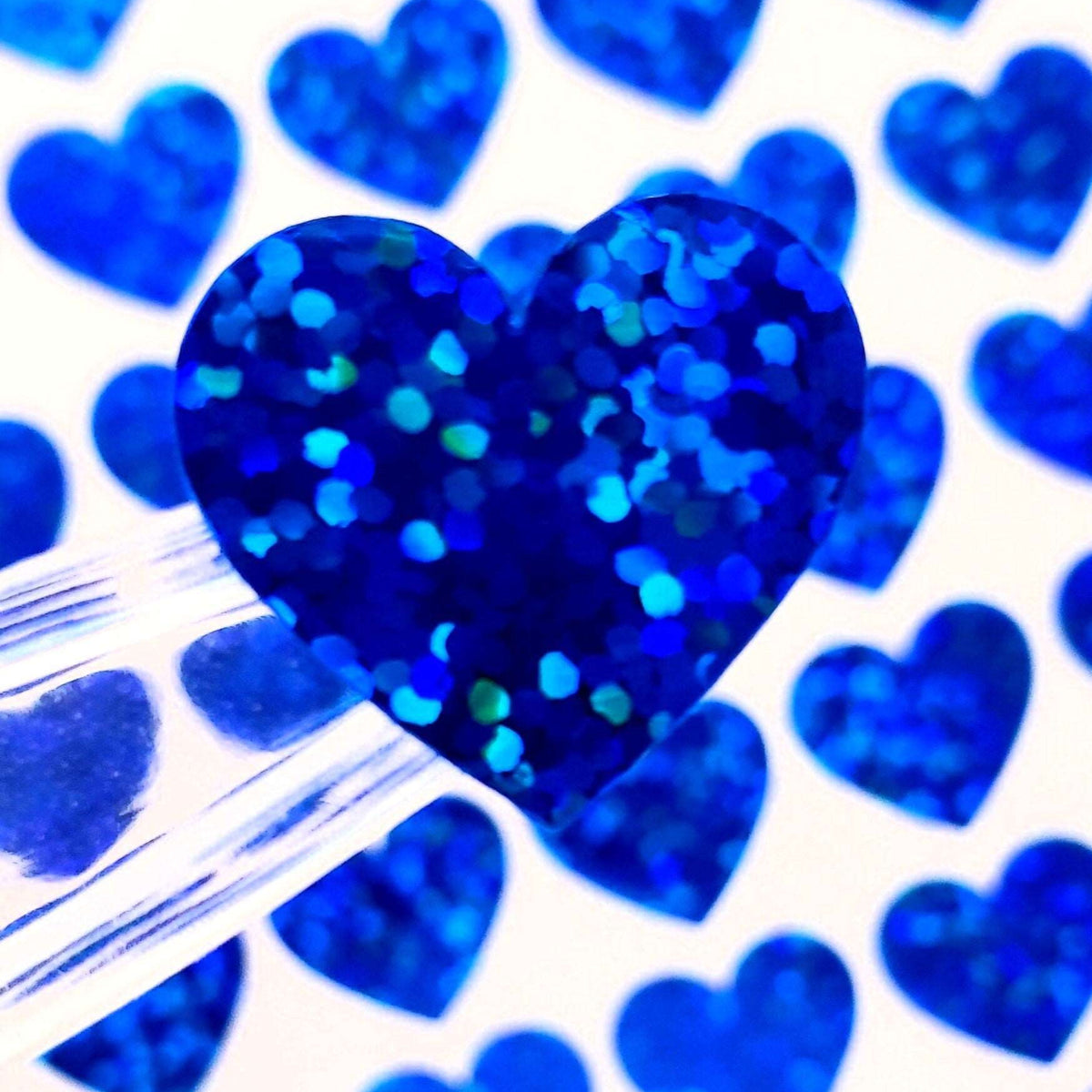 Blue Hearts Stickers
