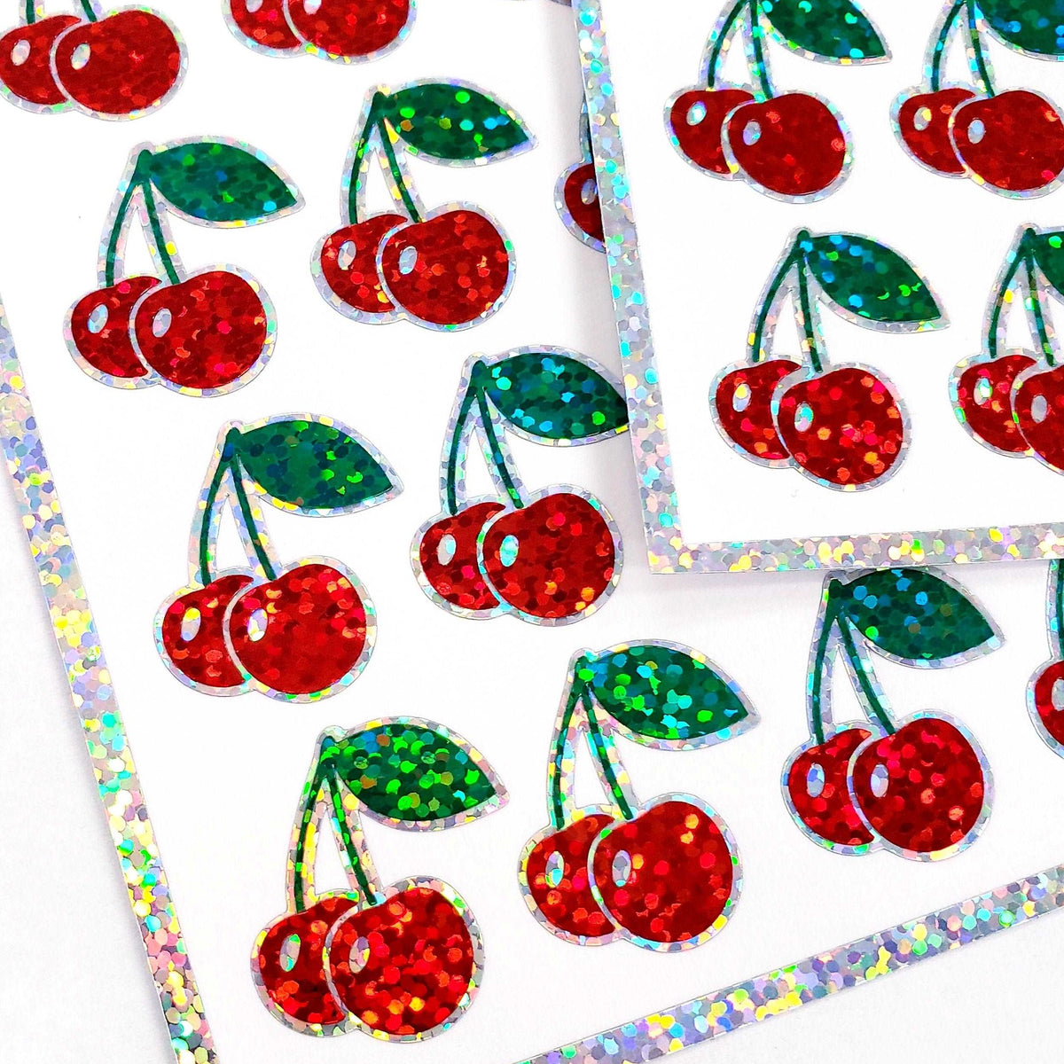 Cherry Stems Fruit Stickers