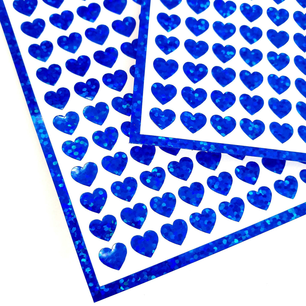 Blue Hearts Stickers