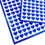 Blue Hearts Stickers