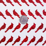 Red Cardinal Bird Stickers