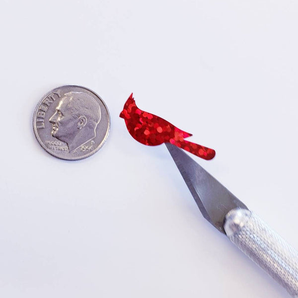 Red Cardinal Bird Stickers