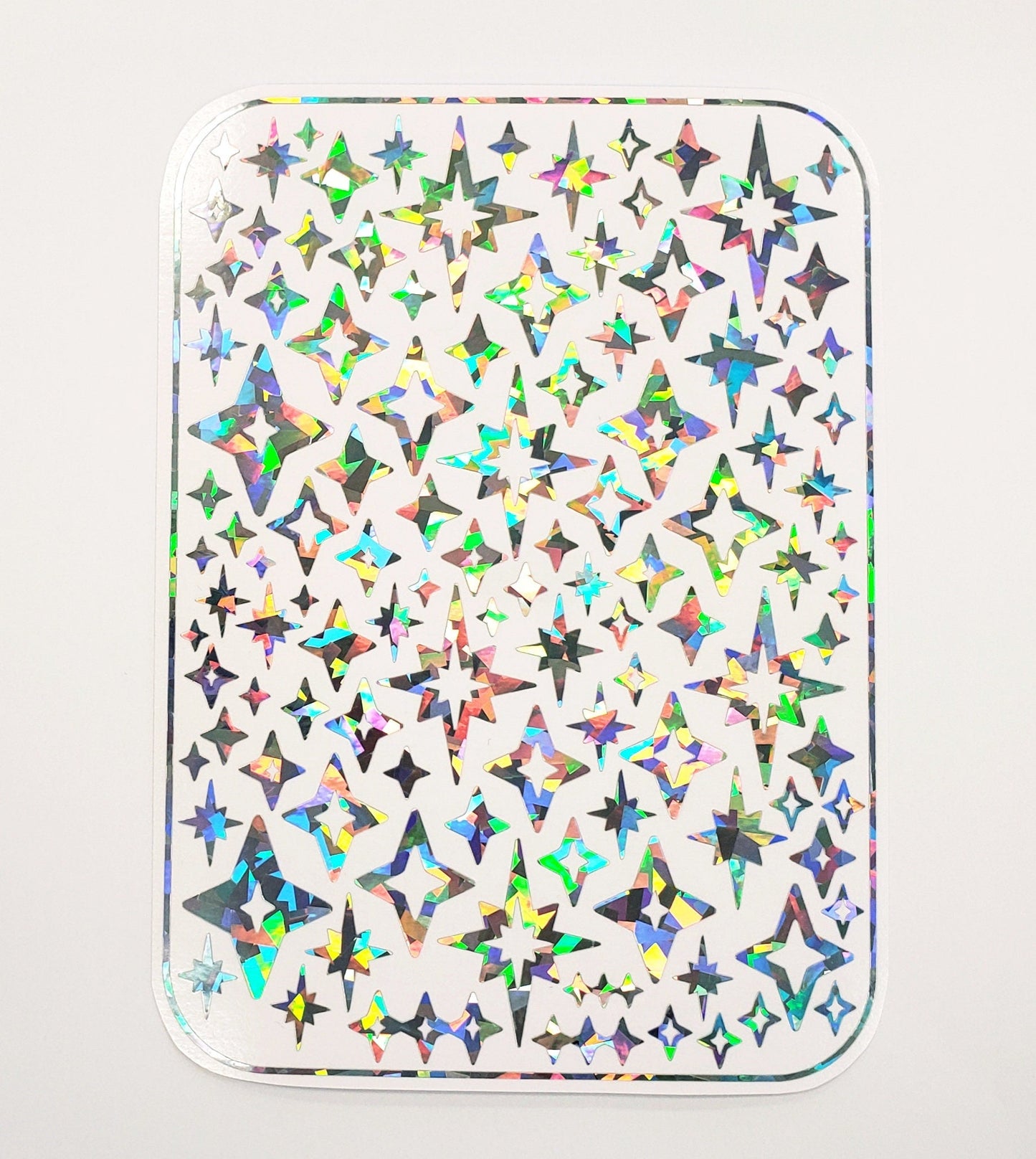 Mid Century style starburst stickers