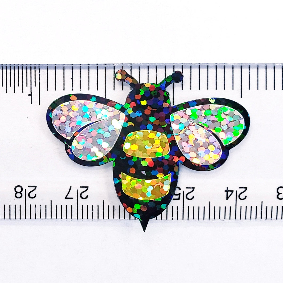 Bumblebee Stickers. Sparkly bee decals in new larger size.