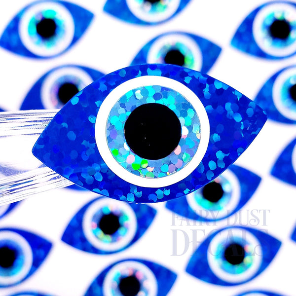 Blue Evil Eye Stickers