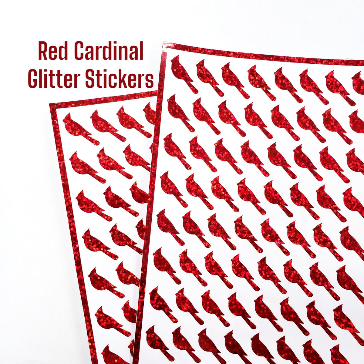 Red Cardinal Bird Stickers