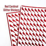 Red Cardinal Bird Stickers