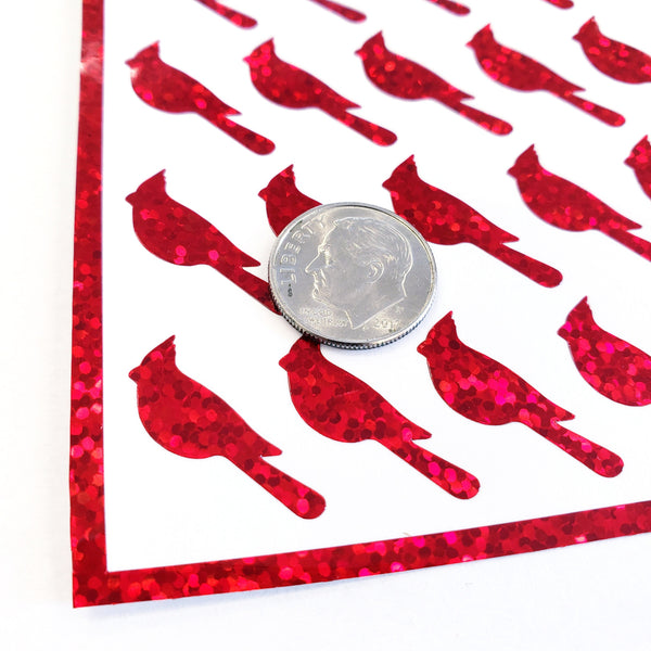 Red Cardinal Bird Stickers