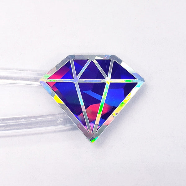 February Birthstone stickers, set of 40 small sparkly purple amethyst decals for gifts, notes, journals and scrapbooks. Gem embellishments.