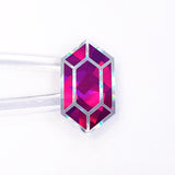 Pink Diamond stickers, set of 36 small sparkly jewel gemstone decals for Libra birthdays, notebooks, journals. October birthstone gift.