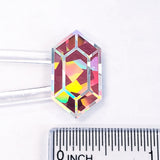 Pink Diamond Stickers, set of 36 small sparkly jewel decals for October birthdays, gift for Libra.