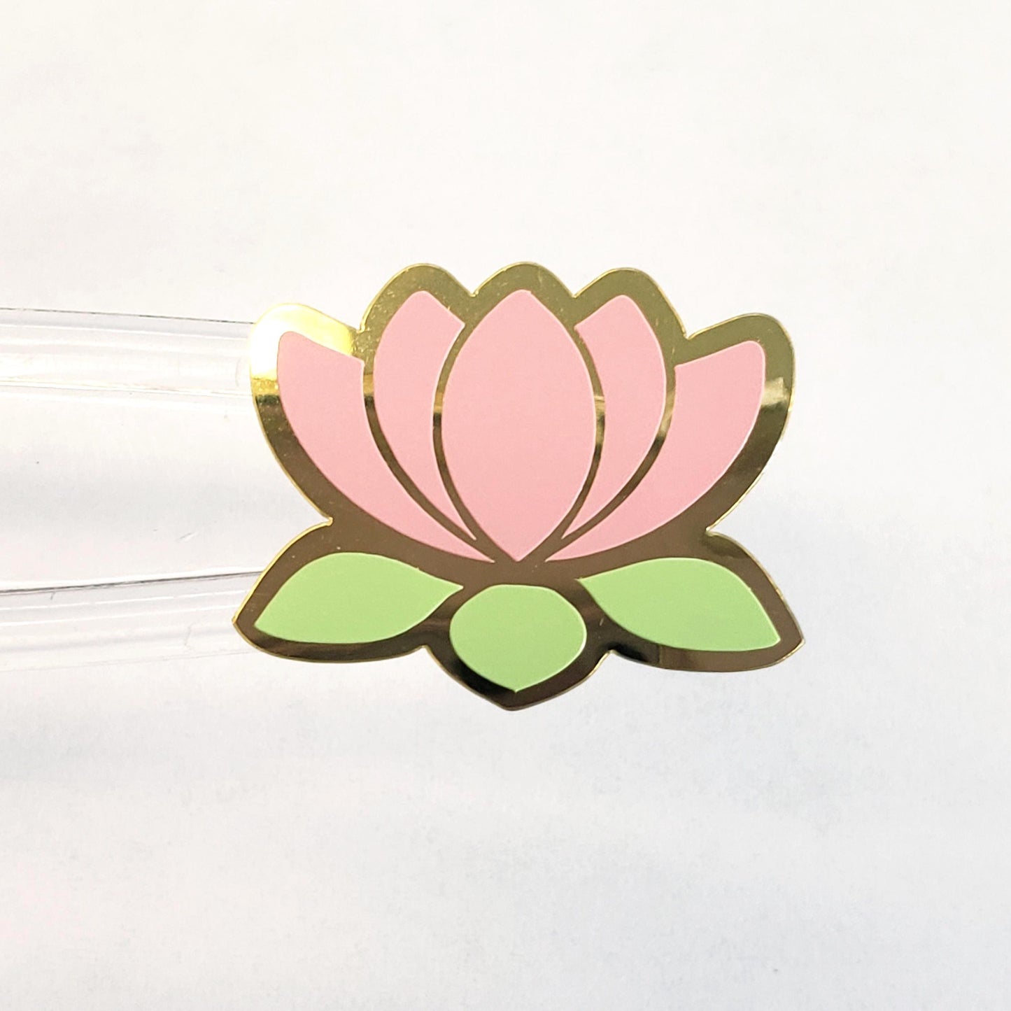 Pink and Gold Lotus Flower Stickers, set of 45 small water lily vinyl decals, wedding stickers for envelopes, scrapbooks and garden journals