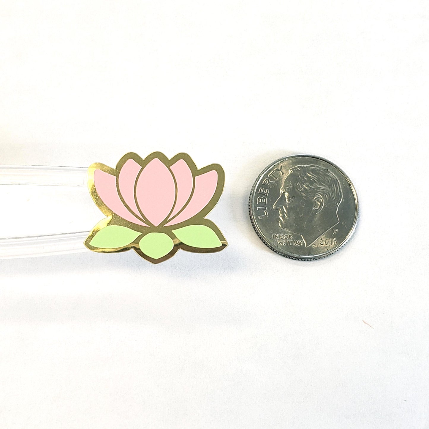 Pink and Gold Lotus Flower Stickers, set of 45 small water lily vinyl decals, wedding stickers for envelopes, scrapbooks and garden journals