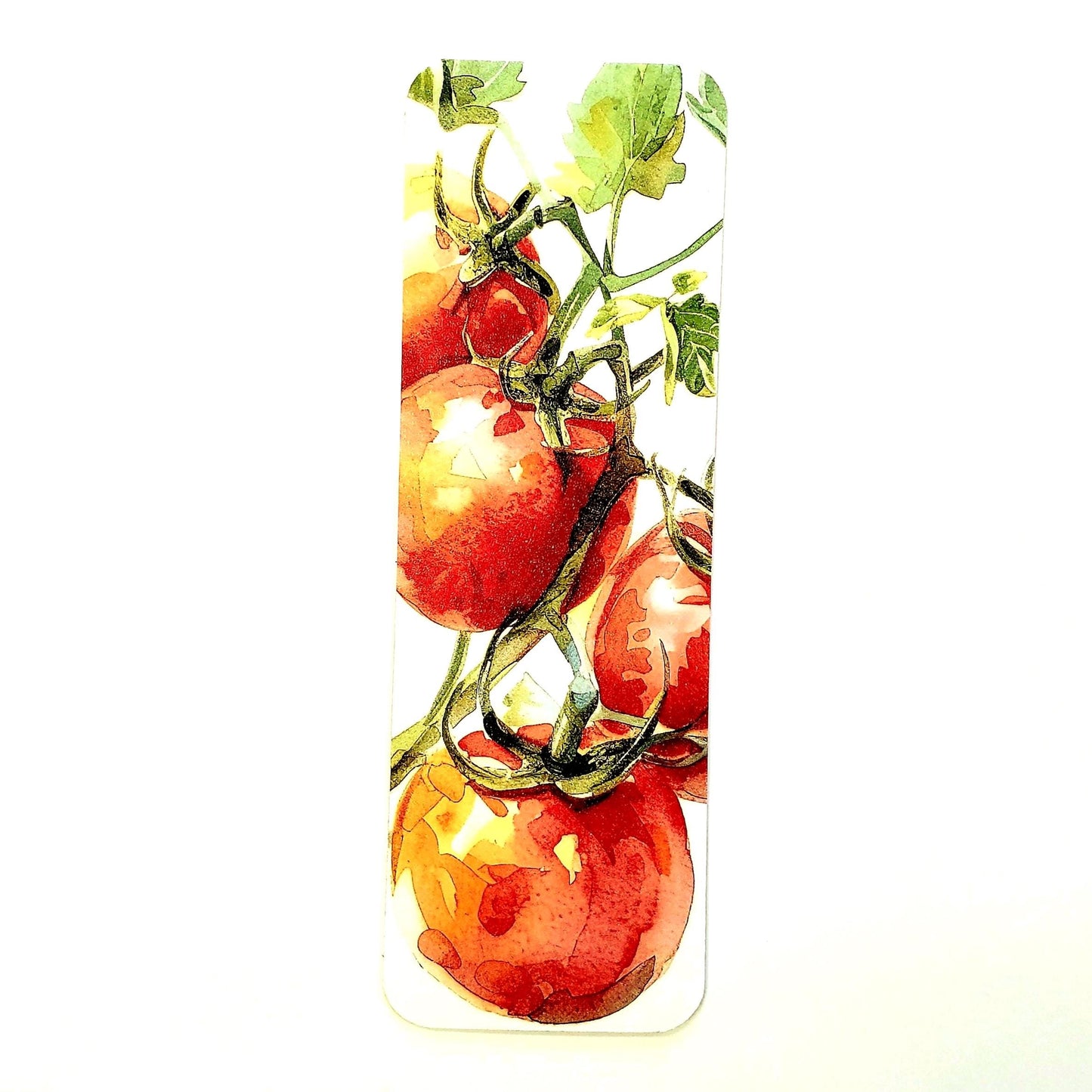 Tomato Bookmark with tassel, Double-sided