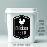 Chicken Feed Decal