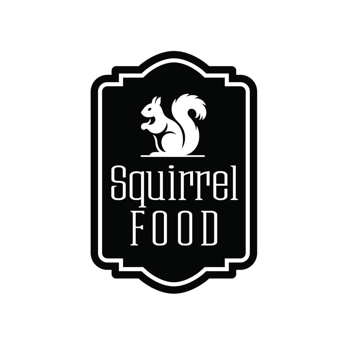 Squirrel Food Decal