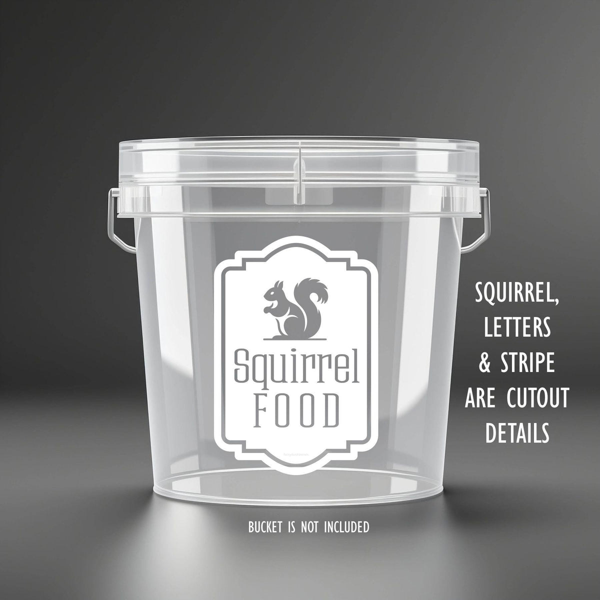 Squirrel Food Decal