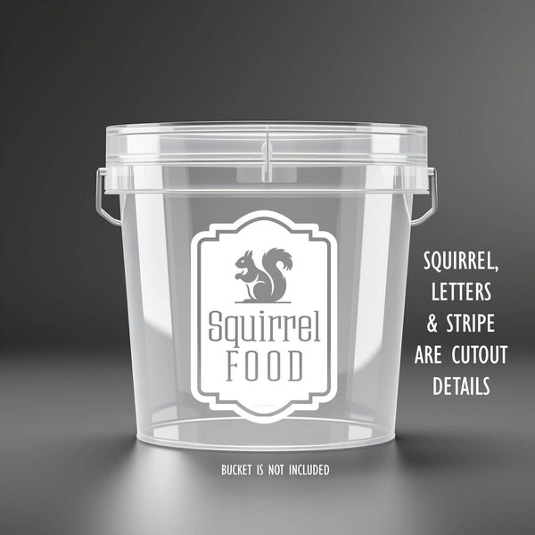 Squirrel Food Decal