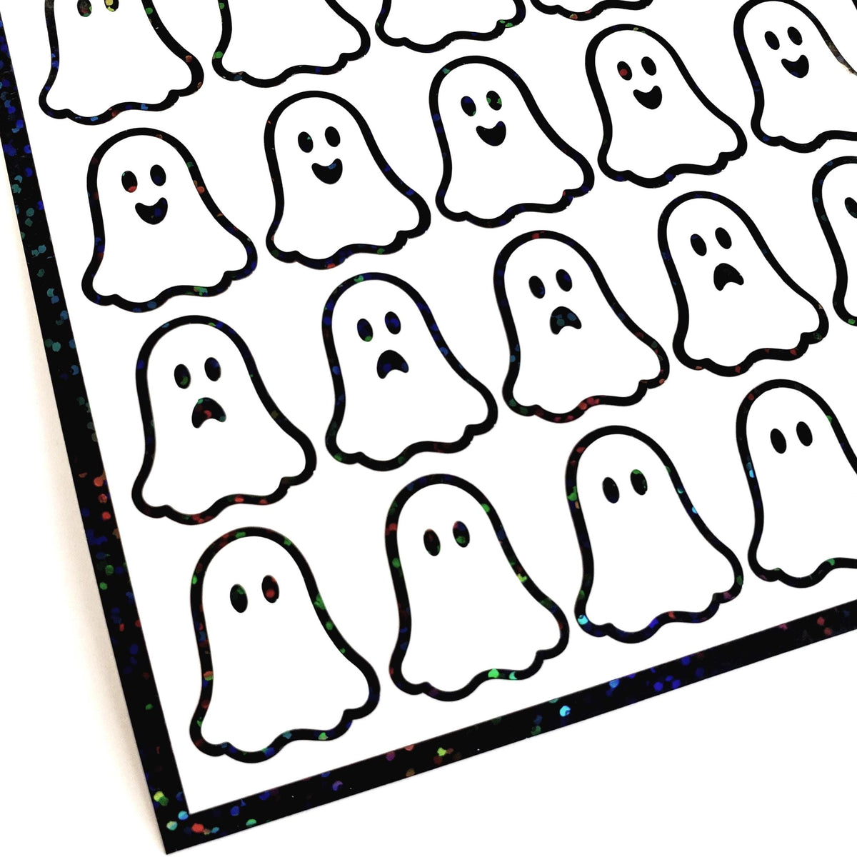 Variety set of 30 ghost stickers.