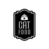 Cat Food Decal, pet food organization