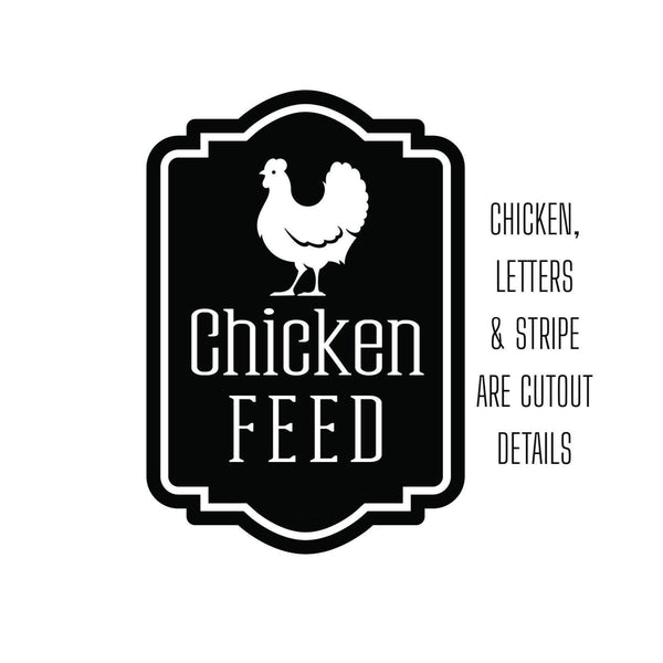 Chicken Feed Decal