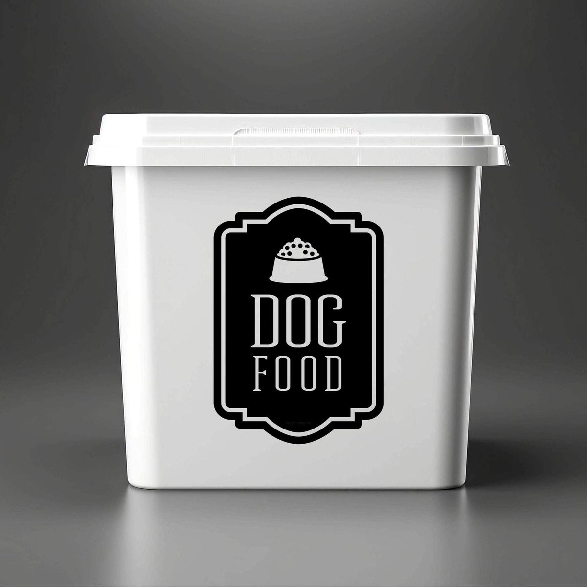 Dog Food Decal, pet food sticker