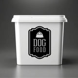 Dog Food Decal, pet food sticker