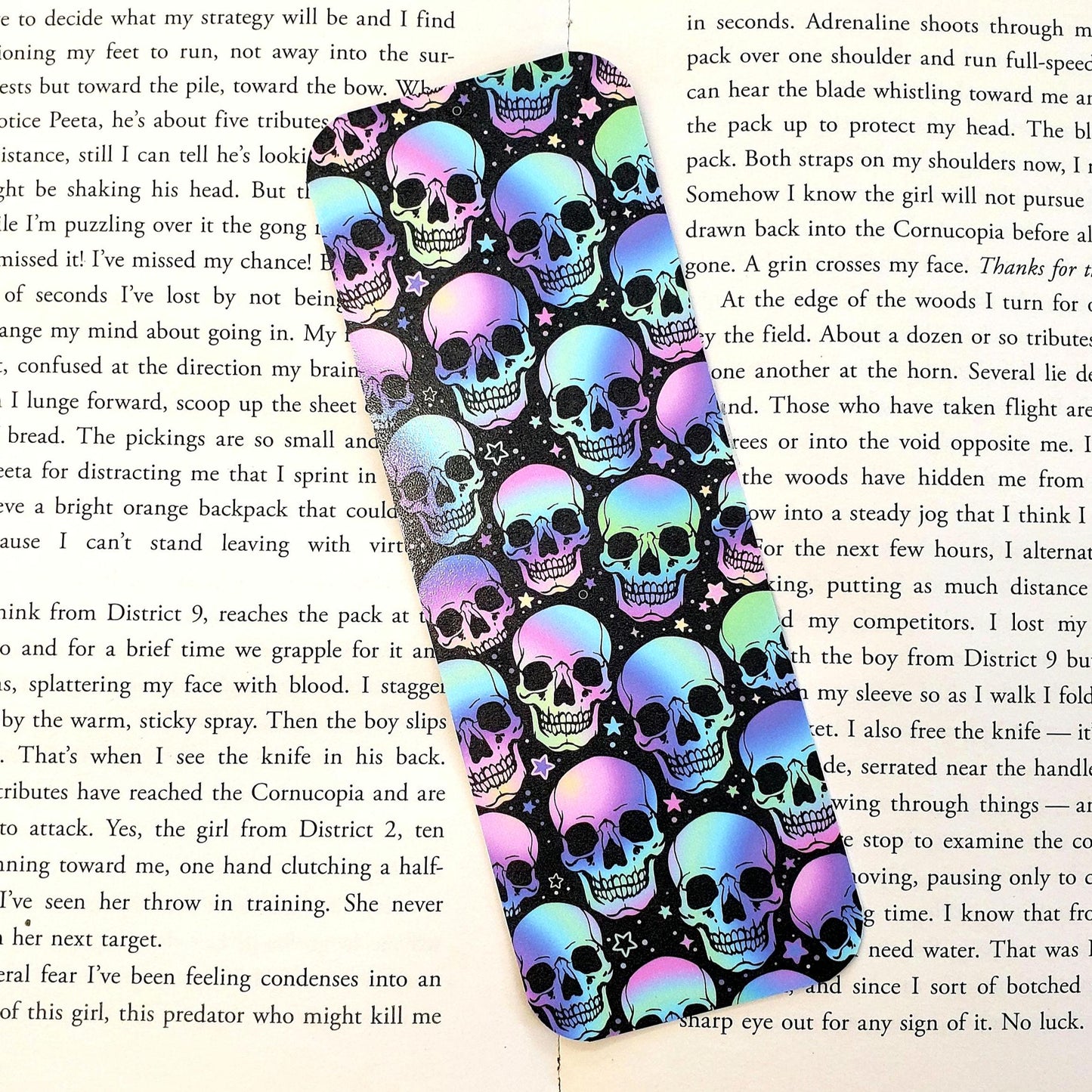Halloween Skulls Bookmark
