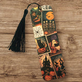 Vintage Stamps Halloween Bookmark