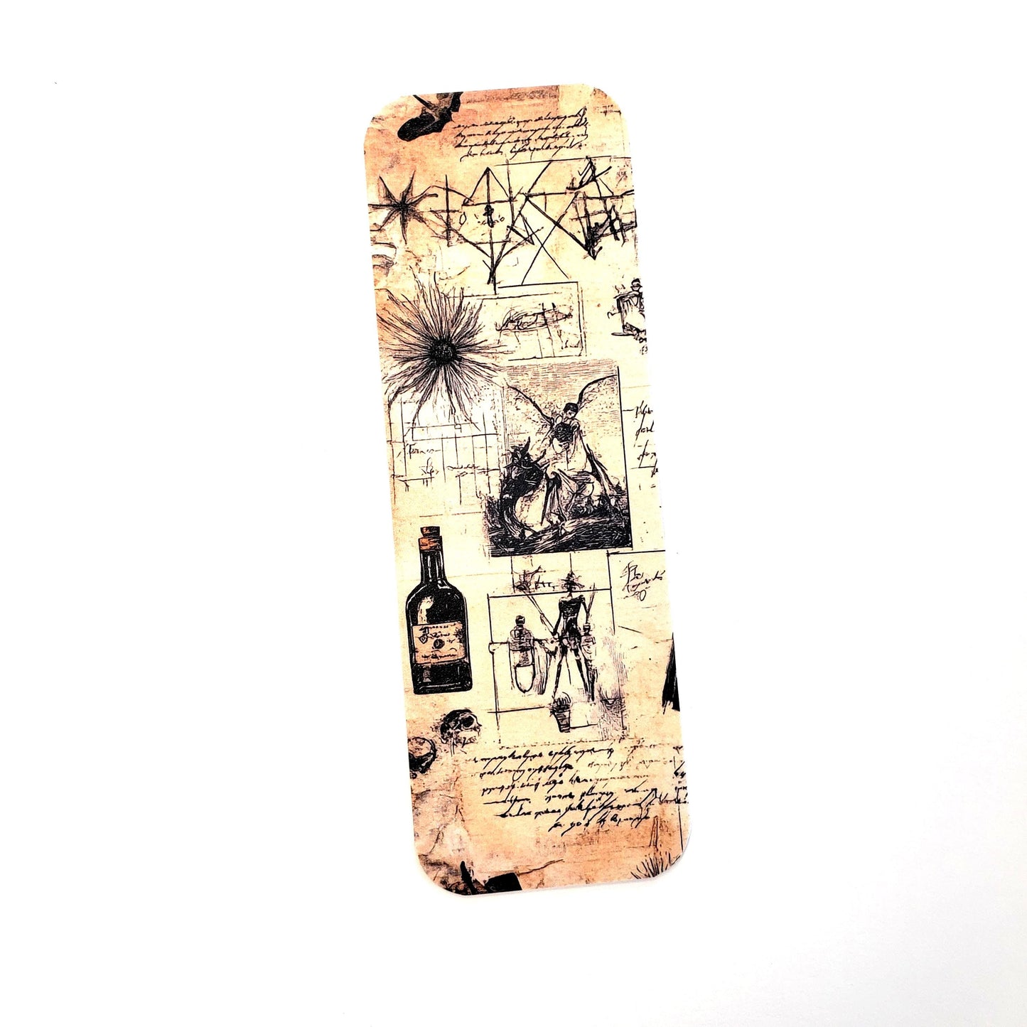 Halloween Witch and Spells Bookmark with tassel
