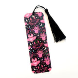 Halloween Pink Bats Bookmark