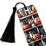 Cute Ghost Bookmark with tassel, double sided