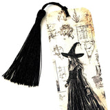 Halloween Witch and Spells Bookmark with tassel