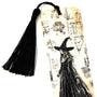 Halloween Witch and Spells Bookmark with tassel