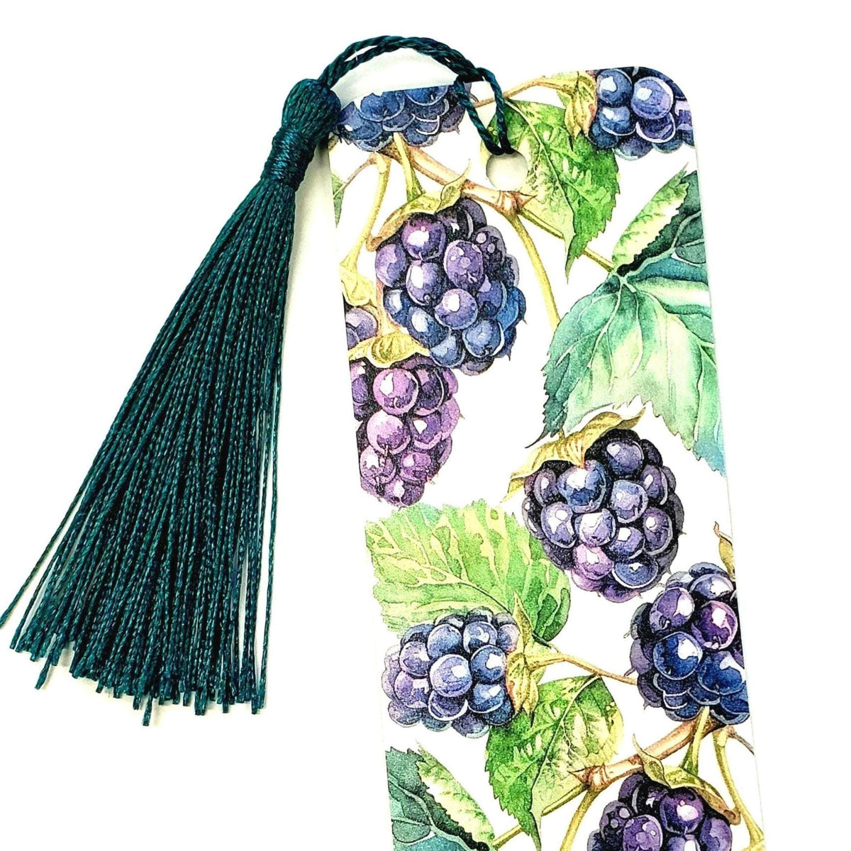 Blackberry Print Bookmark with tassel