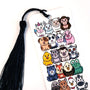 Back-to-School Personalized Name Bookmark ā Farm & Wild Animal Cartoon Design with Tassel, Gift for Kids and Young Readers.