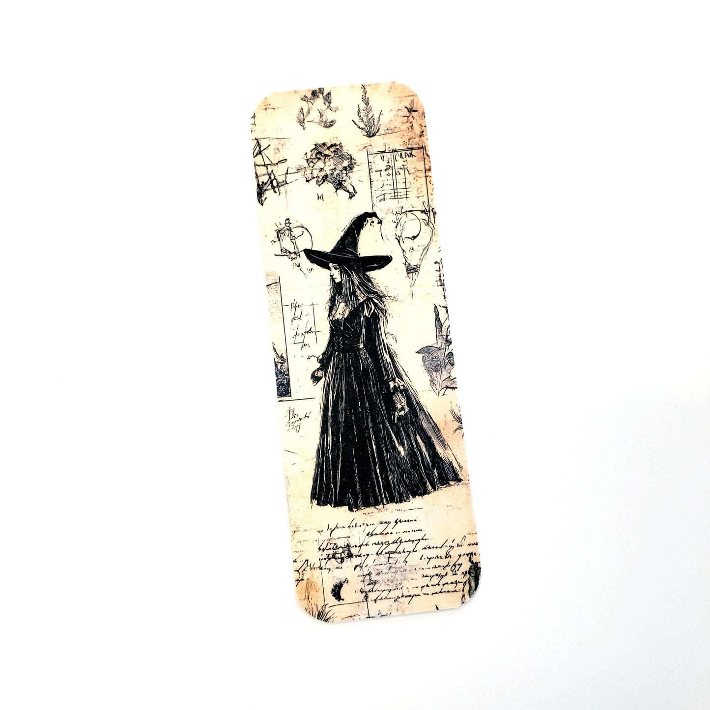 Halloween Witch and Spells Bookmark with tassel