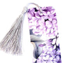 Lilac Flower Bookmark with tassel