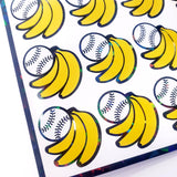 Bananas and Baseballs Sticker Sheet