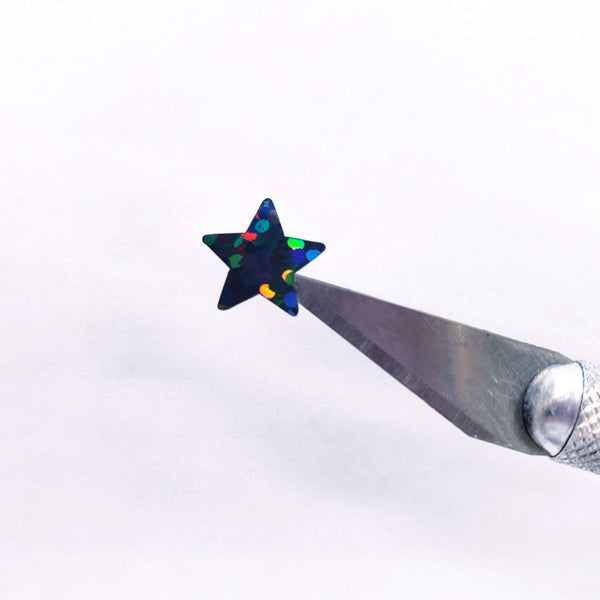 Black Stars Stickers