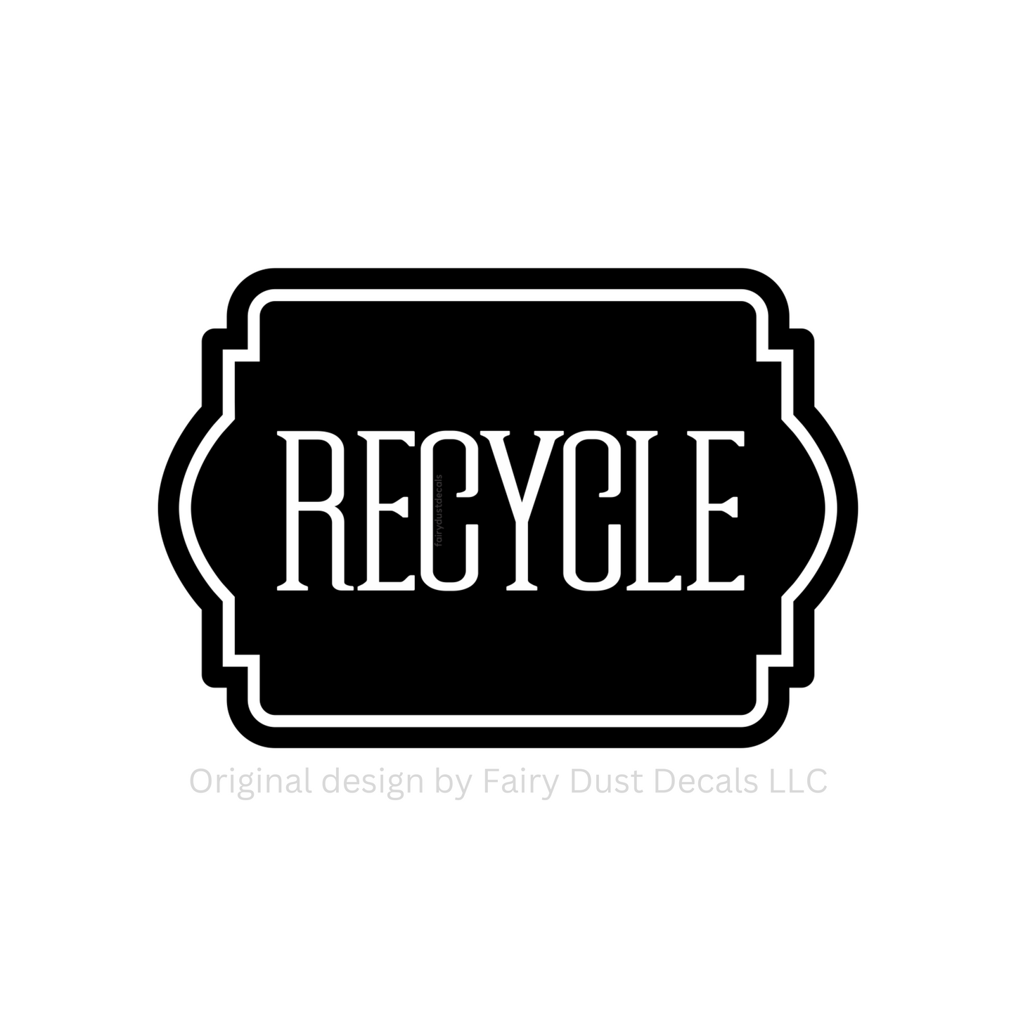 Recycle Decal