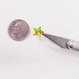 Small Yellow Stars Sticker Sheet, set of 192 stars.